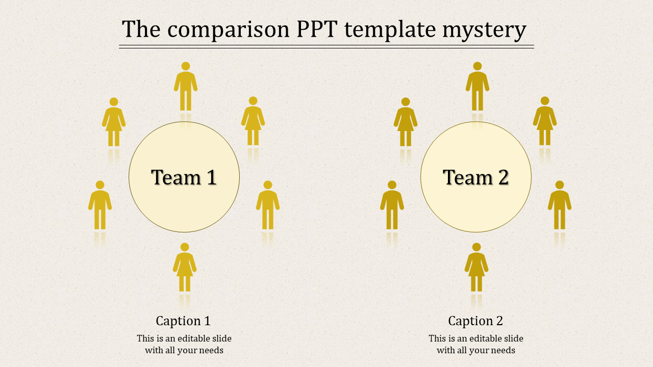 Effective Comparison PPT Template Presentation Design